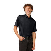 Zorrel Manchester Jersey Stretch Mens Polo Z4537 HEATHER BLACK Pocket