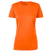 Zorrel Boston Ladies Short Sleeve Interlock T-Shirt Z6053 NEON ORANGE Front