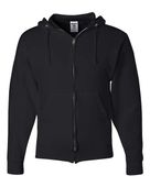 Jerzees Nublend Full-Zip Hooded Sweatshirt 993 BLACK Pocket
