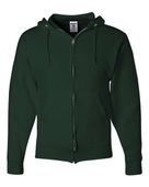 Jerzees Nublend Full-Zip Hooded Sweatshirt 993 Forest Green Pocket