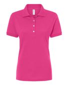 Jerzees Women's Dri-Power Polo JER-437F CYBER PINK Pocket