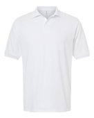 Jerzees Dri-Power Polo JER-437R WHITE Pocket