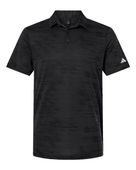 Adidas Ultimate365 Textured Stripe Polo ADI-A2005 CARBON/ BLACK Pocket