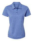 Adidas Women's Heathered Polo ADI-A583 COLLEGIATE ROYAL MELANGE Pocket