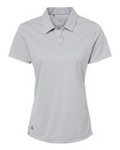Adidas Women's Heathered Polo ADI-A583 GREY TWO MELANGE Pocket