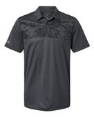 Adidas Camo Chest Print Polo ADI-A585 GREY SIX Pocket