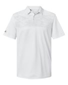 Adidas Camo Chest Print Polo ADI-A585 WHITE Pocket