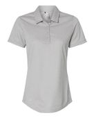 Adidas Women's Space Dyed Polo ADI-A592 GREY ONE HEATHER Pocket