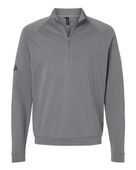 Adidas Club Quarter-Zip Pullover Jacket ADI-A598 GREY THREE Pocket