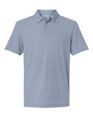 Adidas Printed Blend Polo ADI-A702 BLUE DAWN MELANGE Pocket