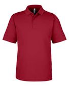 Core365 Men's Market Snag Protect Mesh Polo CE104 CLASSIC RED Pocket