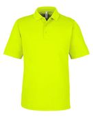 Core365 Men's Market Snag Protect Mesh Polo CE104 SAFETY YELLOW Pocket