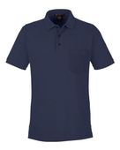 Harriton Men's Valiant Cotton Snag Protect Pocket Polo M205P DARK NAVY Pocket
