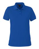 Harriton Women's Valiant Cotton Snag Protect Polo M205W TRUE ROYAL Pocket