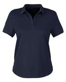 North End Women's Express Tech Performance Polo NE112W CLASSIC NAVY Pocket