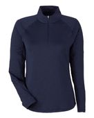 Puma Golf Women's You-V Quarter Zip Pullover Jacket 625902 DEEP NAVY Pocket