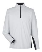 Puma Golf Mesa Stripe Quarter-Zip Pullover Jacket PG410 PUMA BLACK/ BRIGHT WHITE Pocket