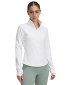 Under Armour Motion Women's 1/2 Zip Jacket 1389789 101 - WHITE/HALO GRAY Pocket