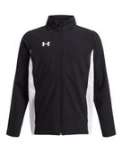 Under Armour Rival Stretch Woven Boys' Full-Zip Jacket 1390161 001 - BLACK/WHITE Pocket
