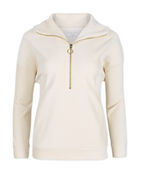 Boxercraft Women's Manchester Qtr Zip Jacket BW5203 NATURAL Pocket