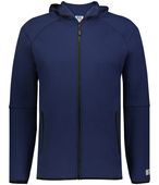 Russell Legend Tech Full-Zip Fleece Jacket R25TFM NAVY Pocket