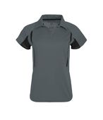 Holloway Ladies Avenger Polo 222730 GRAPHITE/BLACK Pocket