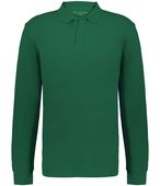 Holloway Core Cotton Long Sleeve Polo 226177 DARK GREEN Pocket