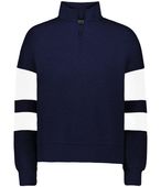 Holloway Ladies Jackson Way Pullover 229758 NAVY/WHITE Pocket