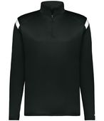 Badger Youth On The Rise 1/4 Zip Pullover 226500 BLACK/WHITE (BA) Pocket