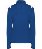 Badger Ladies On The Rise 1/4 Zip Pullover 426600 ROYAL/WHITE (BA) Pocket