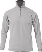 Baw Adult/Youth Quarter Zip Sweatshirt/Pullover SILVER Pocket