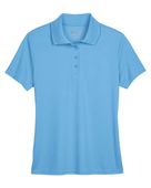 Core365 Origin Ladies Performance Pique Polo 78181 COLUMBIA BLUE Pocket