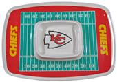NFL Kansas City Chiefs Chip & Dip Tray NFL Kansas City Chiefs Chip & Dip Tray