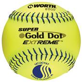 Worth 12" USSSA Super Gold Dot XT SP Softball-DZ Worth 12" USSSA Super Gold Dot XT SP Softball-DZ