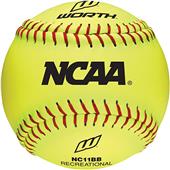 Worth 11" NCAA Outdoor Training Softballs