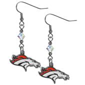 Silver Moon Denver Broncos Long Dangle Earrings Silver Moon Denver Broncos Long Dangle Earrings