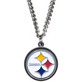Silver Moon NFL Pittsburgh Steelers Charm Necklace Silver Moon NFL Pittsburgh Steelers Charm Necklace