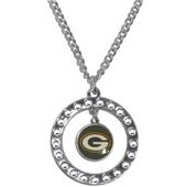 Silver Moon NFL Green Bay Packers CZ Necklace Silver Moon NFL Green Bay Packers CZ Necklace