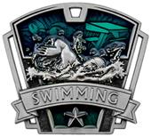 Hasty Awards 3" Varsity Swimming Medals M-787W Hasty Awards 3" Varsity Swimming Medals M-787W