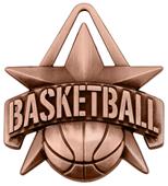 Hasty Awards 2" All-Star Basketball Medals M-790B Hasty Awards 2" All-Star Basketball Medals M-790B