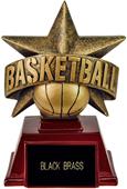 Hasty Awards 6" All Star Resin Basketball Trophy Hasty Awards 6" All Star Resin Basketball Trophy