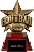 Hasty Awards 6" All Star Resin Football Trophy Hasty Awards 6" All Star Resin Football Trophy