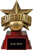 Hasty Awards 6" All Star Resin Softball Trophy Hasty Awards 6" All Star Resin Softball Trophy