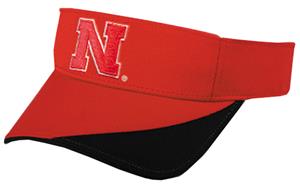 College Replica Nebraska Corn Huskers Visor