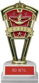 Hasty Award 7" Cheer Varsity Trophy Marble Base Hasty Award 7" Cheer Varsity Trophy Marble Base