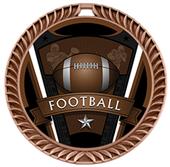 Hasty Awards 2.5" Varsity Crest Football Medals Hasty Awards 2.5" Varsity Crest Football Medals