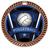 Hasty Awards 2.5" Varsity Crest Volleyball Medals Hasty Awards 2.5" Varsity Crest Volleyball Medals