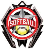 Hasty Stealth Softball All-Star Medal M-5200 Hasty Stealth Softball All-Star Medal M-5200