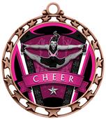 Hasty Award Cheer Varsity Insert Medal M-4401 Hasty Award Cheer Varsity Insert Medal M-4401