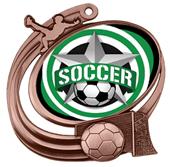 Hasty Soccer Action All-Star Insert Medal M-1201S Hasty Soccer Action All-Star Insert Medal M-1201S